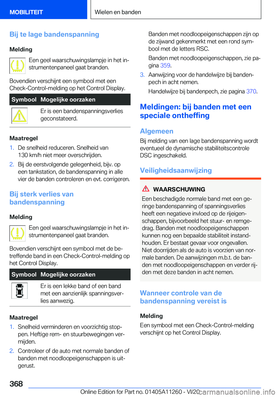 BMW 4 SERIES COUPE 2021  Instructieboekjes (in Dutch) �B�i�j��t�e��l�a�g�e��b�a�n�d�e�n�s�p�a�n�n�i�n�g�M�e�l�d�i�n�g �E�e�n��g�e�e�l��w�a�a�r�s�c�h�u�w�i�n�g�s�l�a�m�p�j�e��i�n��h�e�t��i�nj
�s�t�r�u�m�e�n�t�e�n�p�a�n�e�e�l��g�a�a�t��b�r�a�n�d