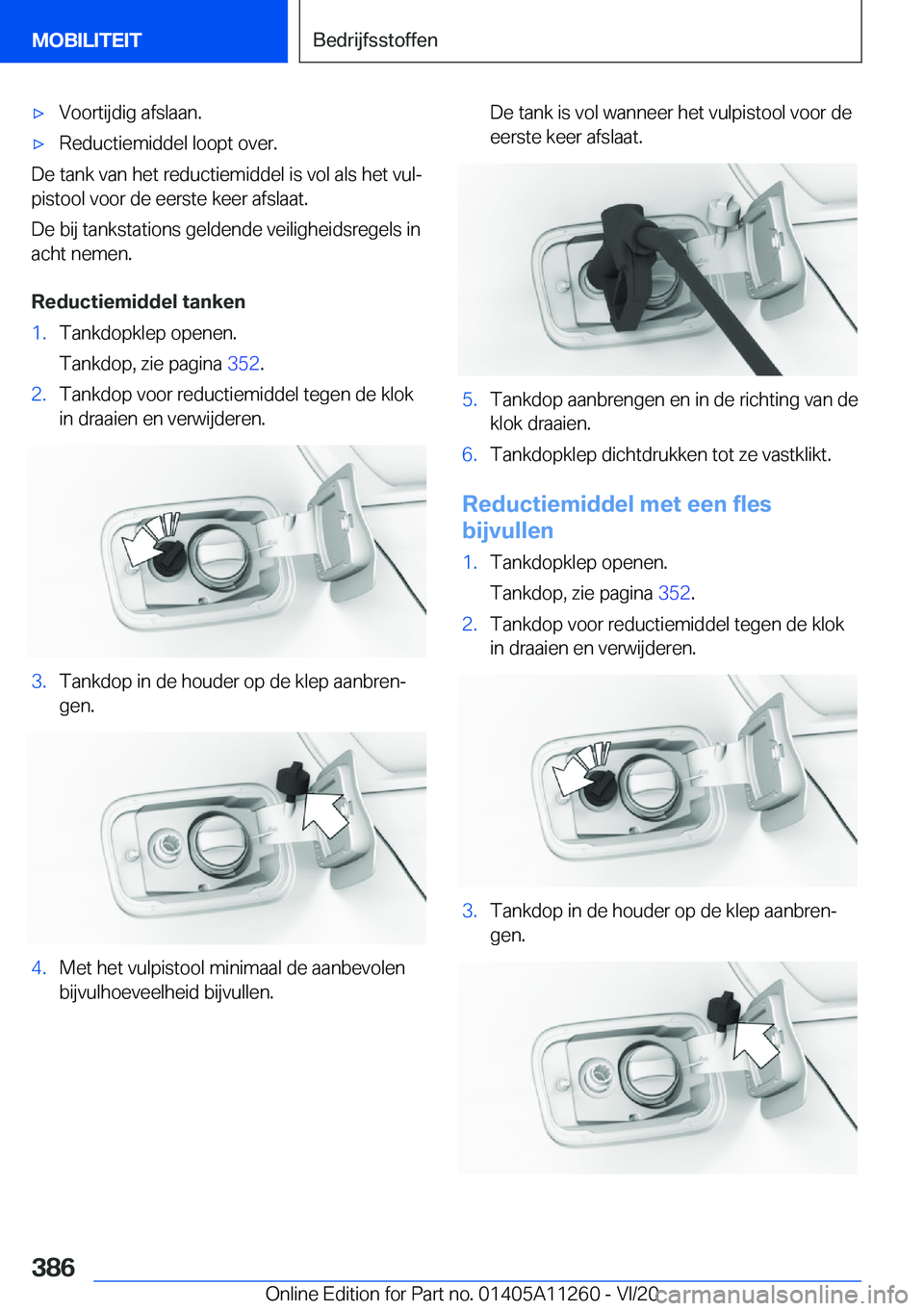 BMW 4 SERIES COUPE 2021  Instructieboekjes (in Dutch) 'x�V�o�o�r�t�i�j�d�i�g��a�f�s�l�a�a�n�.'x�R�e�d�u�c�t�i�e�m�i�d�d�e�l��l�o�o�p�t��o�v�e�r�.
�D�e��t�a�n�k��v�a�n��h�e�t��r�e�d�u�c�t�i�e�m�i�d�d�e�l��i�s��v�o�l��a�l�s��h�e�t��v�u�
