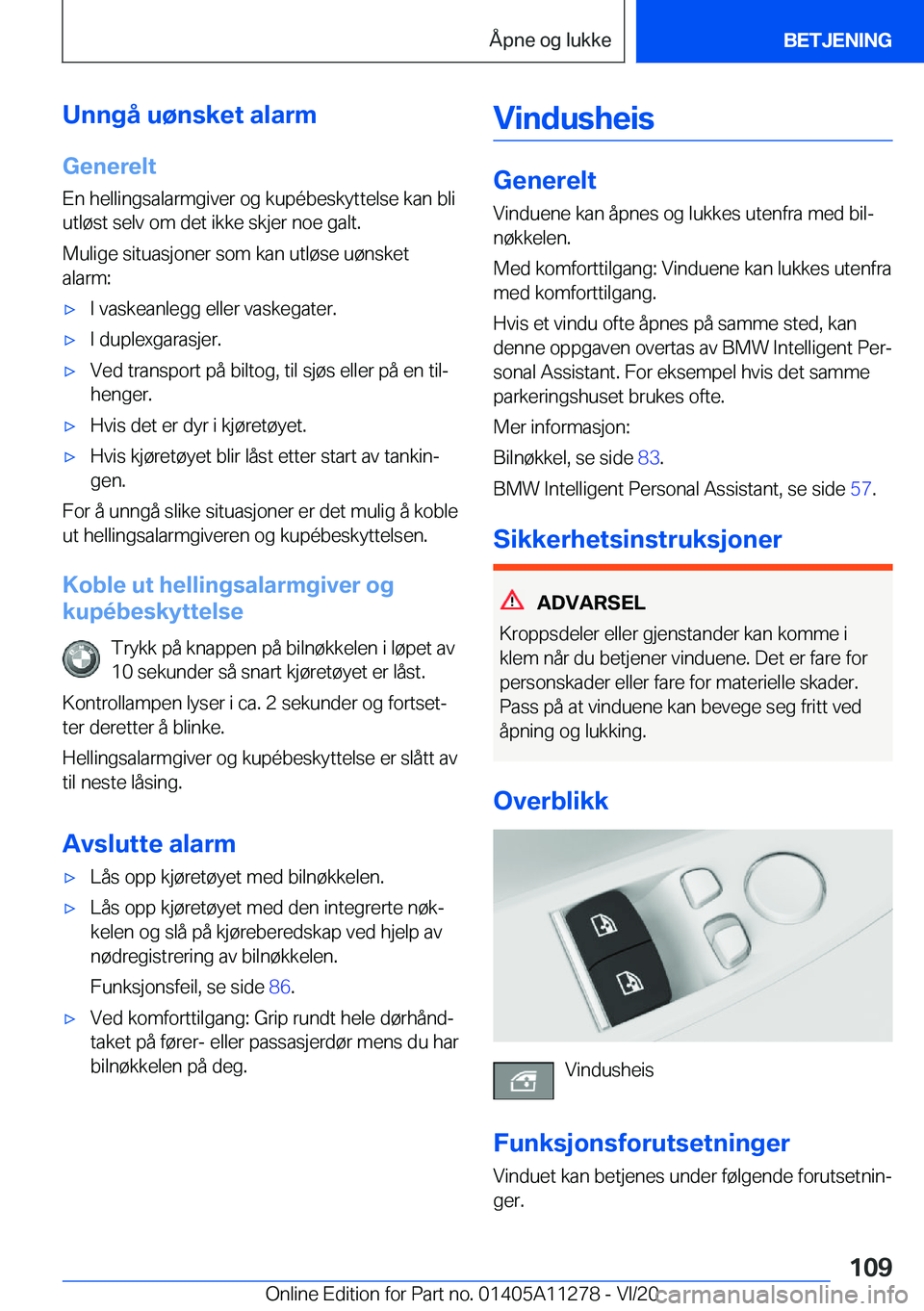 BMW 4 SERIES COUPE 2021  InstruksjonsbØker (in Norwegian) �U�n�n�g�å��u�