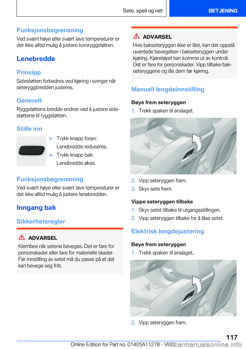 BMW 4 SERIES COUPE 2021  InstruksjonsbØker (in Norwegian) �F�u�n�k�s�j�o�n�s�b�e�g�r�e�n�s�n�i�n�g
�V�e�d��s�v�æ�r�t��h�