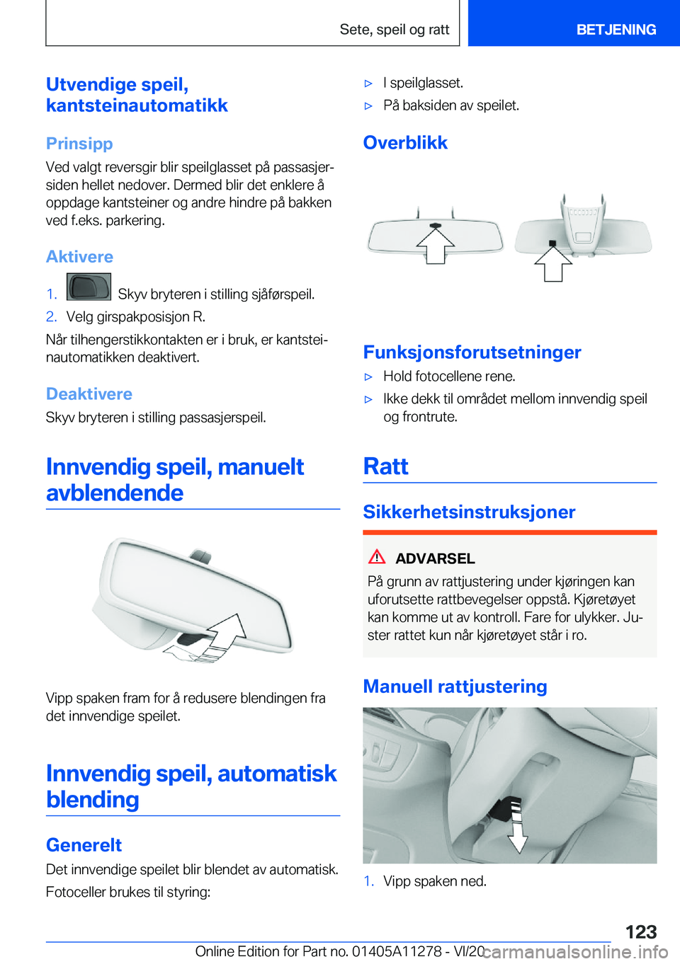 BMW 4 SERIES COUPE 2021  InstruksjonsbØker (in Norwegian) �U�t�v�e�n�d�i�g�e��s�p�e�i�l�,
�k�a�n�t�s�t�e�i�n�a�u�t�o�m�a�t�i�k�k
�P�r�i�n�s�i�p�p
�V�e�d��v�a�l�g�t��r�e�v�e�r�s�g�i�r��b�l�i�r��s�p�e�i�l�g�l�a�s�s�e�t��p�å��p�a�s�s�a�s�j�e�rj
�s�i�d�