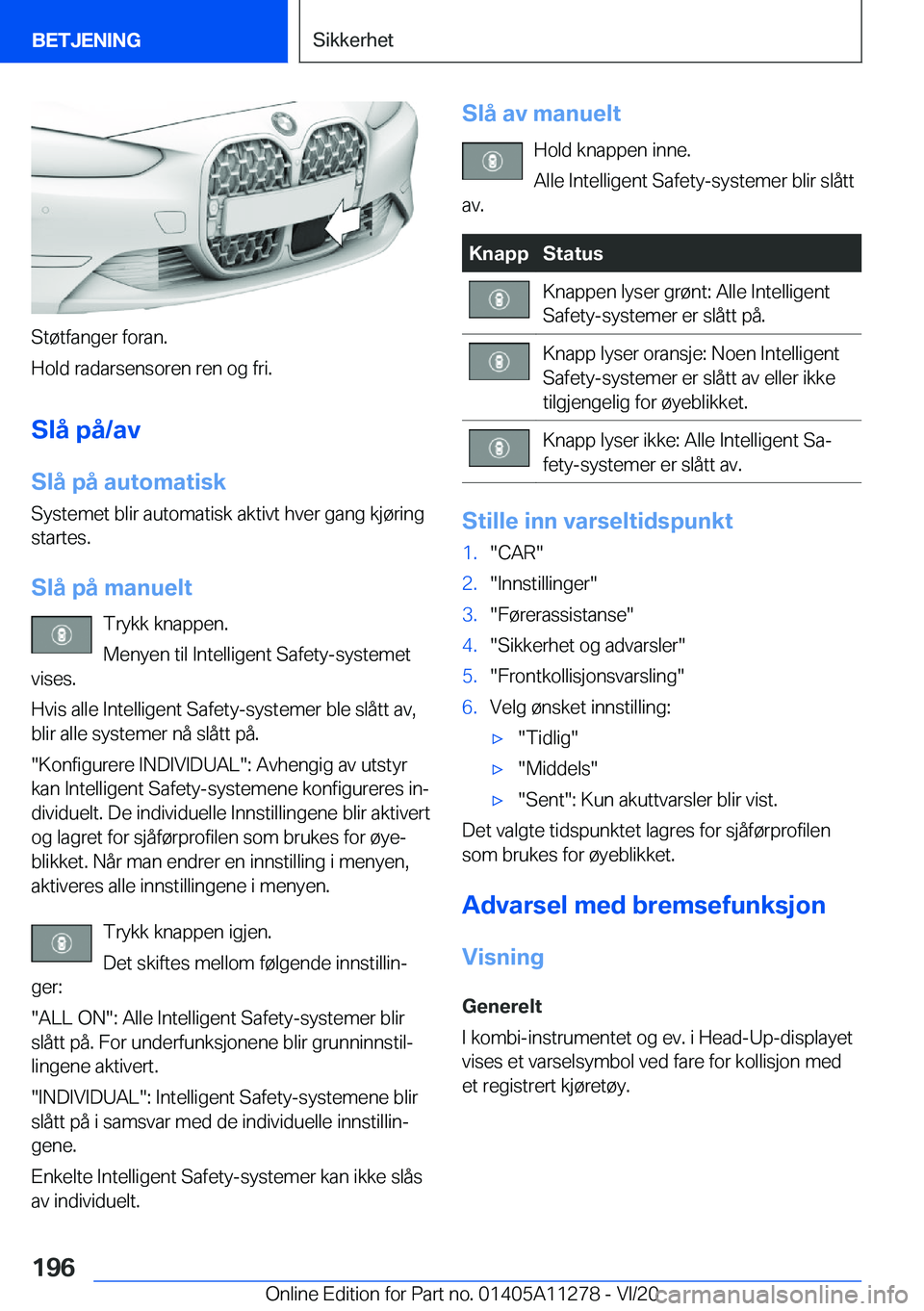 BMW 4 SERIES COUPE 2021  InstruksjonsbØker (in Norwegian) �S�t�