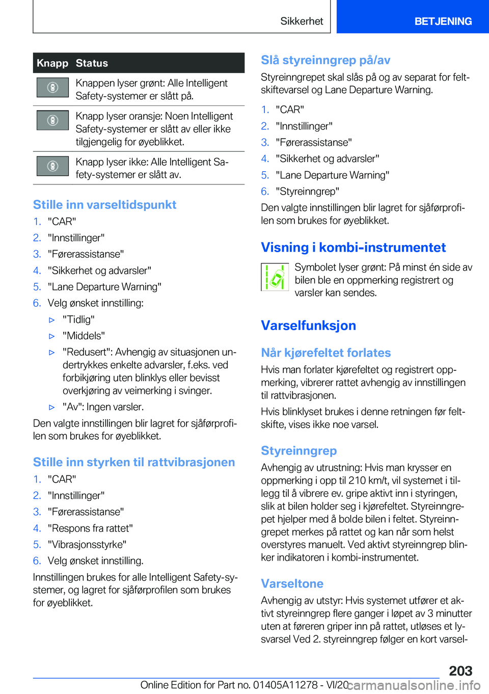 BMW 4 SERIES COUPE 2021  InstruksjonsbØker (in Norwegian) �K�n�a�p�p�S�t�a�t�u�s�K�n�a�p�p�e�n��l�y�s�e�r��g�r�