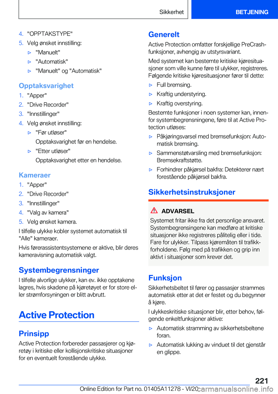 BMW 4 SERIES COUPE 2021  InstruksjonsbØker (in Norwegian) �4�.��O�P�P�T�A�K�S�T�Y�P�E��5�.�V�e�l�g��