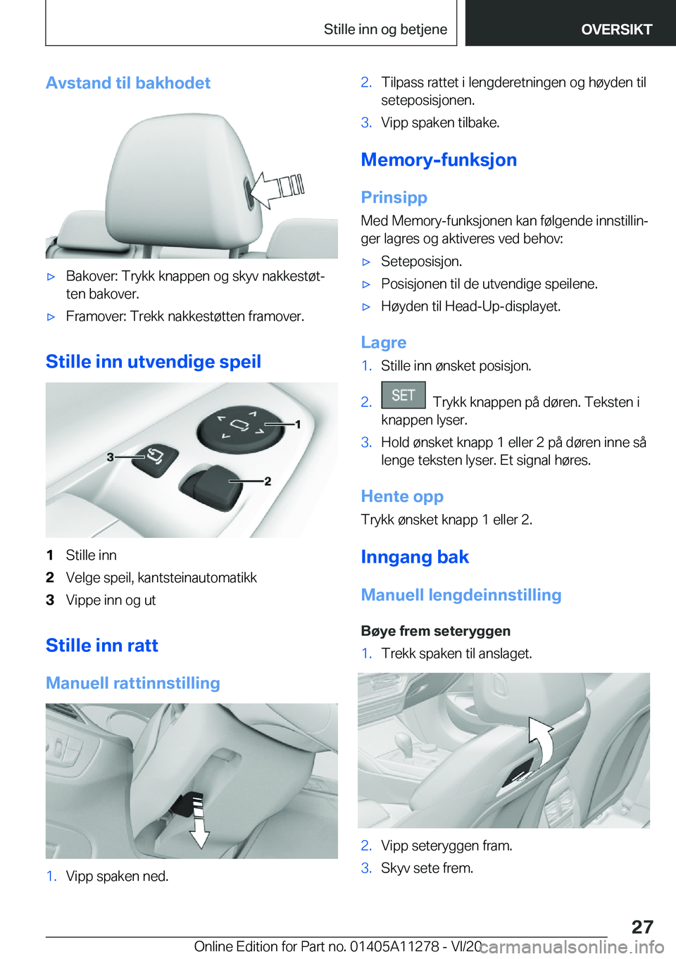 BMW 4 SERIES COUPE 2021  InstruksjonsbØker (in Norwegian) �A�v�s�t�a�n�d��t�i�l��b�a�k�h�o�d�e�t'x�B�a�k�o�v�e�r�:��T�r�y�k�k��k�n�a�p�p�e�n��o�g��s�k�y�v��n�a�k�k�e�s�t�