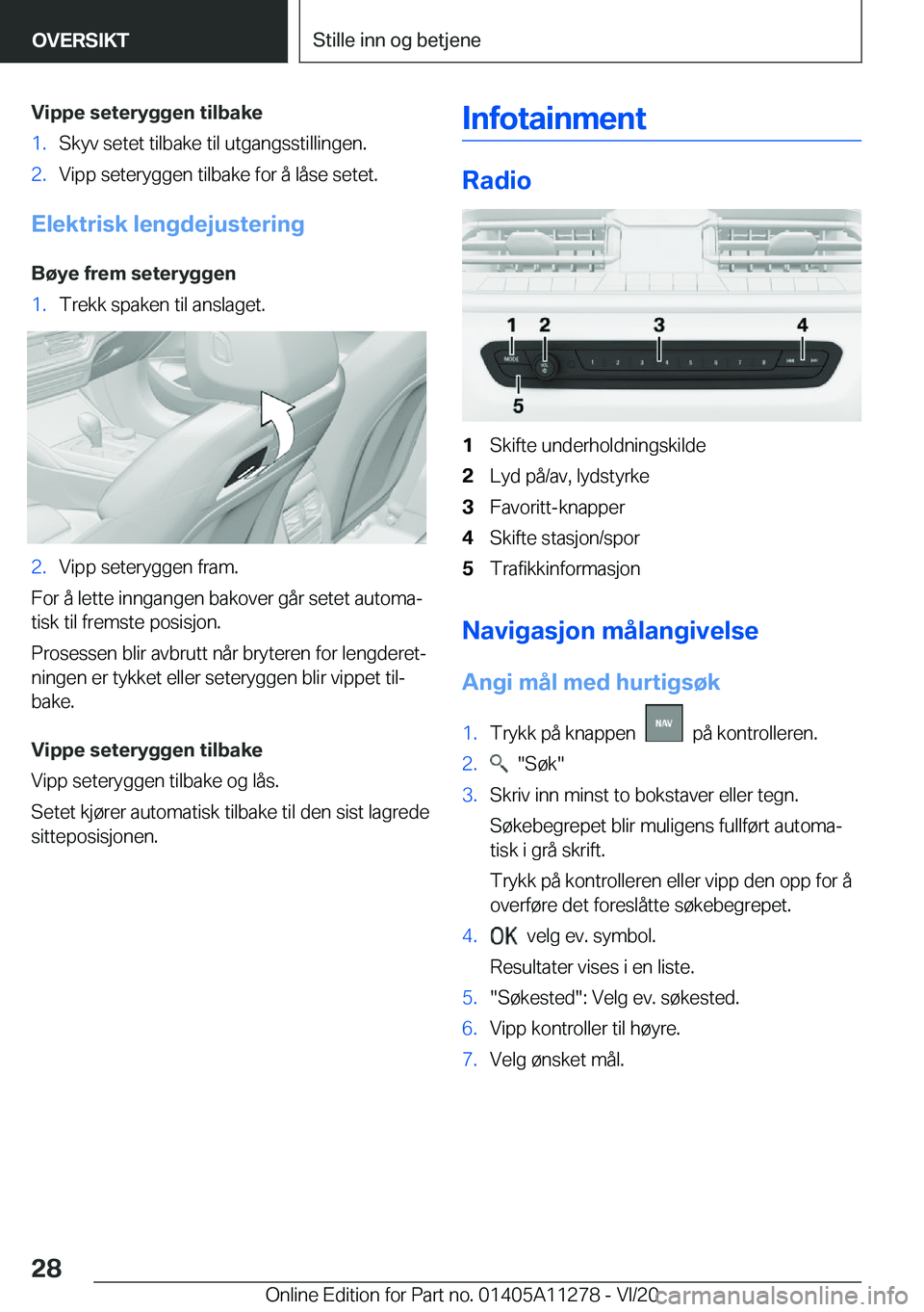 BMW 4 SERIES COUPE 2021  InstruksjonsbØker (in Norwegian) �V�i�p�p�e��s�e�t�e�r�y�g�g�e�n��t�i�l�b�a�k�e�1�.�S�k�y�v��s�e�t�e�t��t�i�l�b�a�k�e��t�i�l��u�t�g�a�n�g�s�s�t�i�l�l�i�n�g�e�n�.�2�.�V�i�p�p��s�e�t�e�r�y�g�g�e�n��t�i�l�b�a�k�e��f�o�r��å��