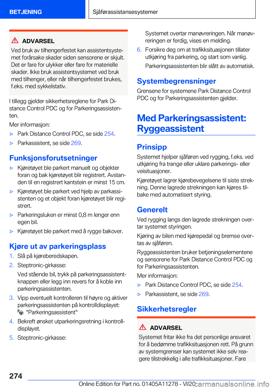 BMW 4 SERIES COUPE 2021  InstruksjonsbØker (in Norwegian) �A�D�V�A�R�S�E�L
�V�e�d��b�r�u�k��a�v��t�i�l�h�e�n�g�e�r�f�e�s�t�e�t��k�a�n��a�s�s�i�s�t�e�n�t�s�y�s�t�ej
�m�e�t��f�o�r�å�r�s�a�k�e��s�k�a�d�e�r��s�i�d�e�n��s�e�n�s�o�r�e�n�e��e�r��s�k�j�