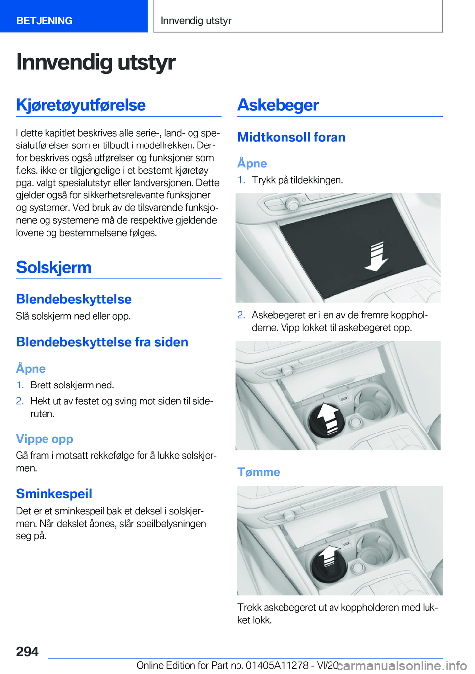 BMW 4 SERIES COUPE 2021  InstruksjonsbØker (in Norwegian) �I�n�n�v�e�n�d�i�g��u�t�s�t�y�r�K�j�