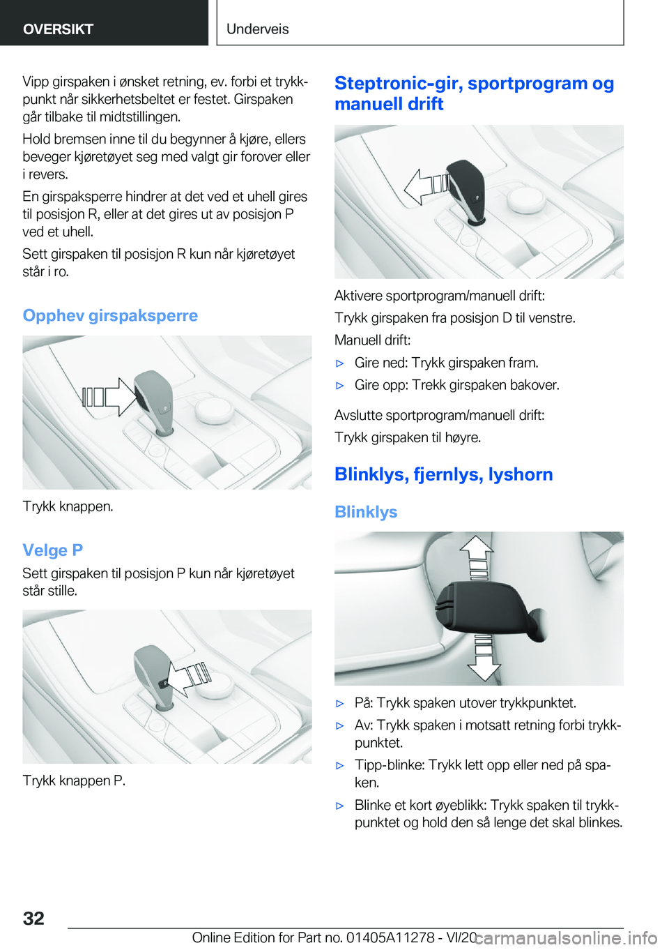 BMW 4 SERIES COUPE 2021  InstruksjonsbØker (in Norwegian) �V�i�p�p��g�i�r�s�p�a�k�e�n��i��
