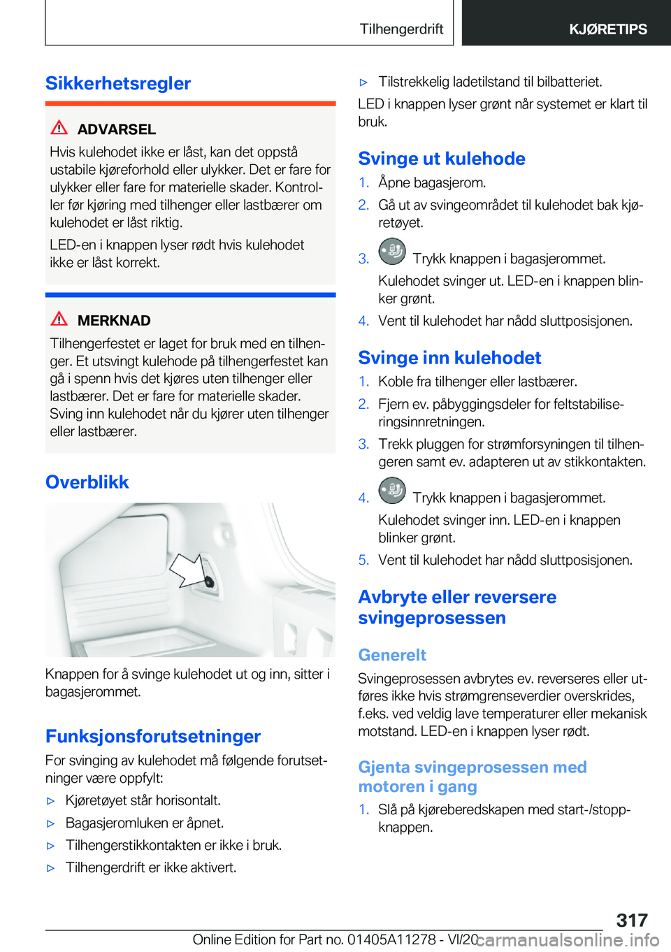 BMW 4 SERIES COUPE 2021  InstruksjonsbØker (in Norwegian) �S�i�k�k�e�r�h�e�t�s�r�e�g�l�e�r
�A�D�V�A�R�S�E�L
�H�v�i�s��k�u�l�e�h�o�d�e�t��i�k�k�e��e�r��l�å�s�t�,��k�a�n��d�e�t��o�p�p�s�t�å
�u�s�t�a�b�i�l�e��k�j�