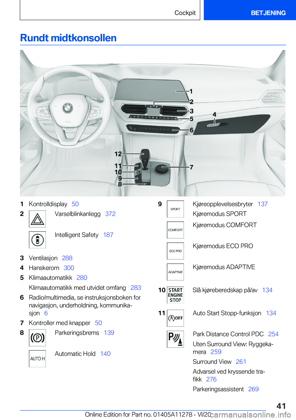 BMW 4 SERIES COUPE 2021  InstruksjonsbØker (in Norwegian) �R�u�n�d�t��m�i�d�t�k�o�n�s�o�l�l�e�n�1�K�o�n�t�r�o�l�l�d�i�s�p�l�a�y\_�5�0�2�V�a�r�s�e�l�b�l�i�n�k�a�n�l�e�g�g\_ �3�7�2�I�n�t�e�l�l�i�g�e�n�t��S�a�f�e�t�y\_�1�8�7�3�V�e�n�t�i�l�a�s�j�o�n\_�
