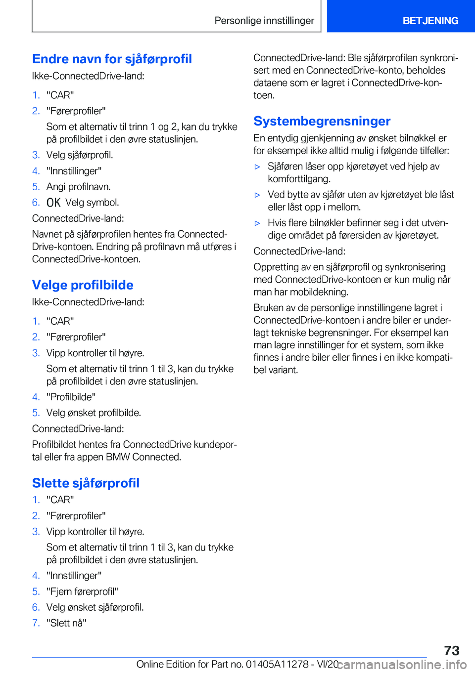 BMW 4 SERIES COUPE 2021  InstruksjonsbØker (in Norwegian) �E�n�d�r�e��n�a�v�n��f�o�r��s�j�å�f�