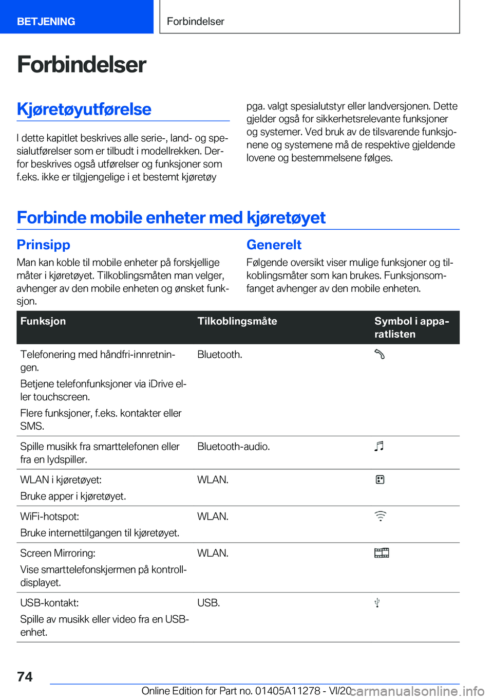 BMW 4 SERIES COUPE 2021  InstruksjonsbØker (in Norwegian) �F�o�r�b�i�n�d�e�l�s�e�r�K�j�