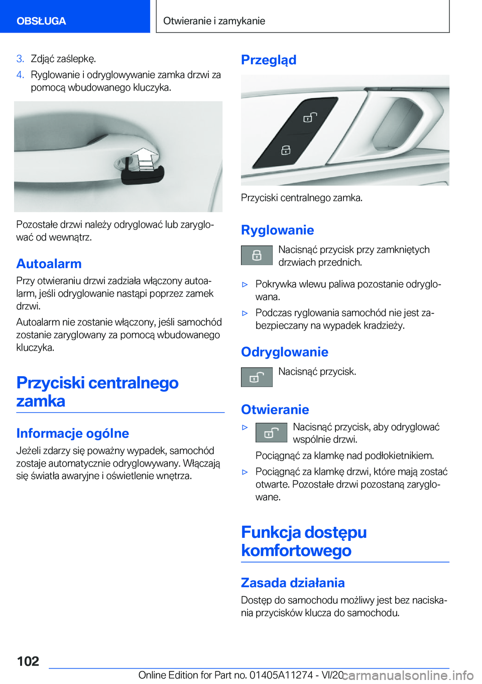 BMW 4 SERIES COUPE 2021  Instrukcja obsługi (in Polish) �3�.�Z�d�j�