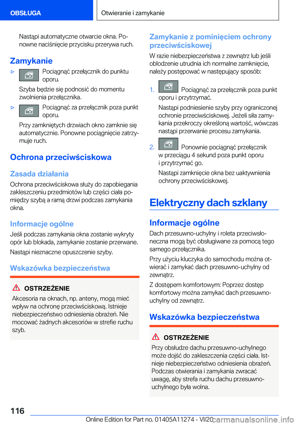BMW 4 SERIES COUPE 2021  Instrukcja obsługi (in Polish) �N�a�s�t�