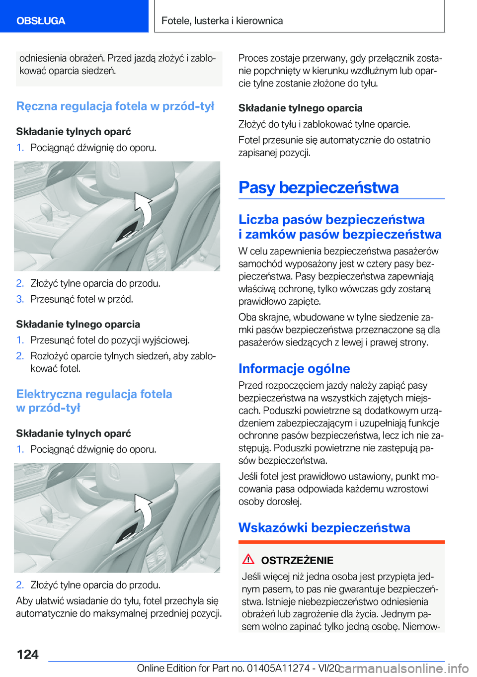 BMW 4 SERIES COUPE 2021  Instrukcja obsługi (in Polish) �o�d�n�i�e�s�i�e�n�i�a��o�b�r�a9�e�