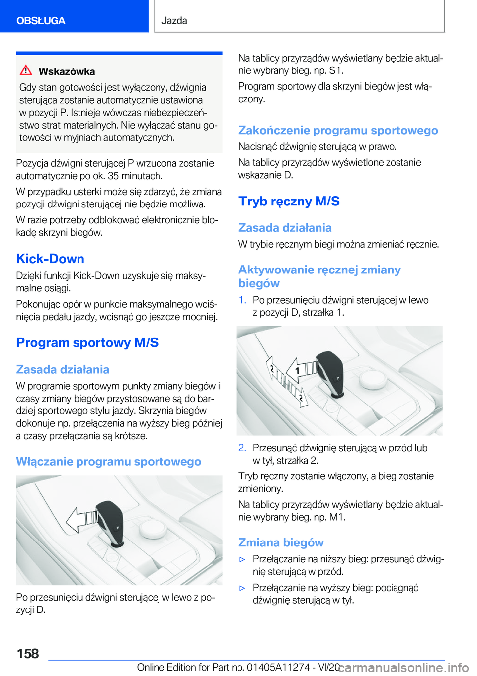 BMW 4 SERIES COUPE 2021  Instrukcja obsługi (in Polish) �W�s�k�a�z�