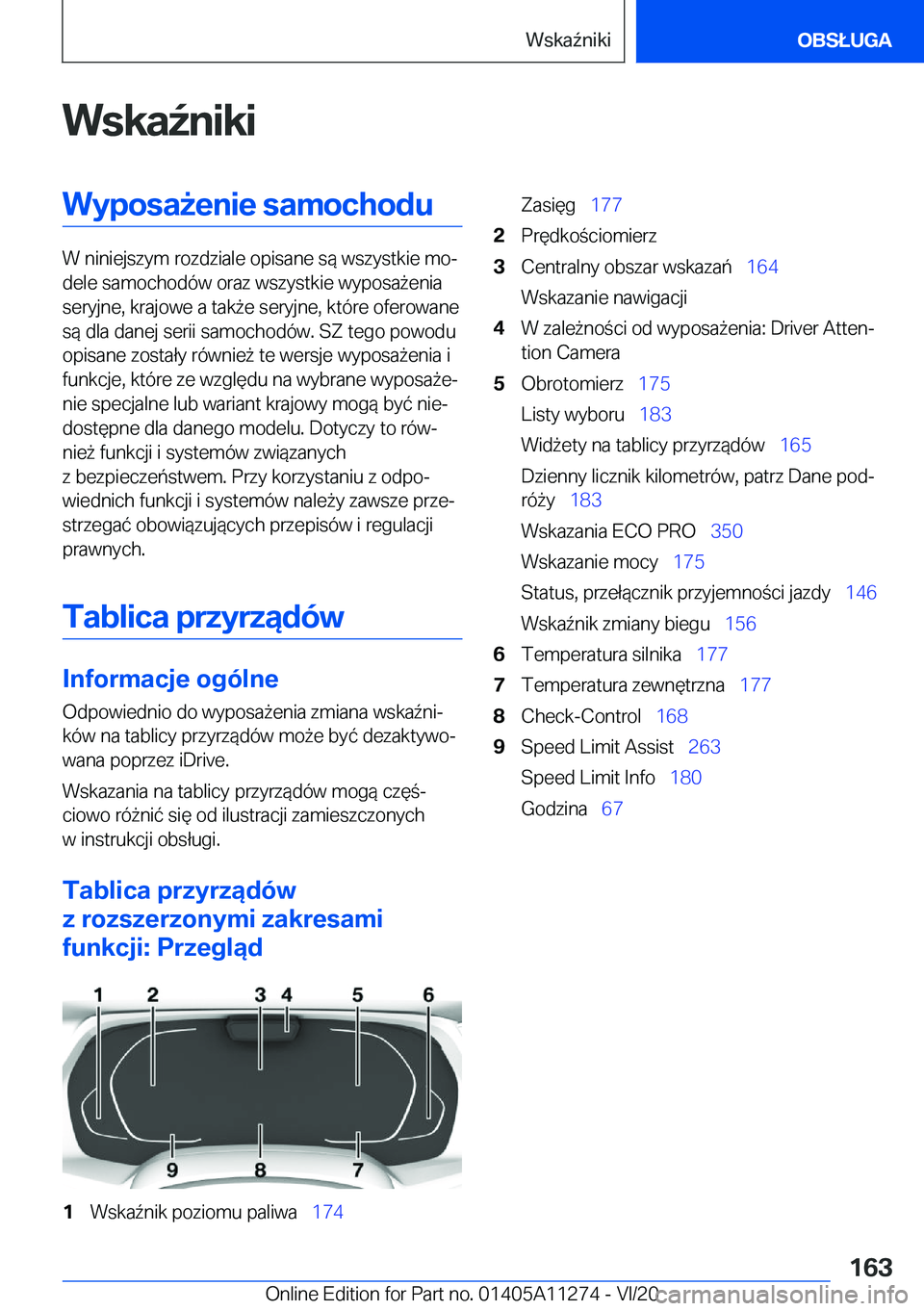 BMW 4 SERIES COUPE 2021  Instrukcja obsługi (in Polish) �W�s�k�a7�n�i�k�i�W�y�p�o�s�a9�e�n�i�e��s�a�m�o�c�h�o�d�u
�W��n�i�n�i�e�j�s�z�y�m��r�o�z�d�z�i�a�l�e��o�p�i�s�a�n�e��s�