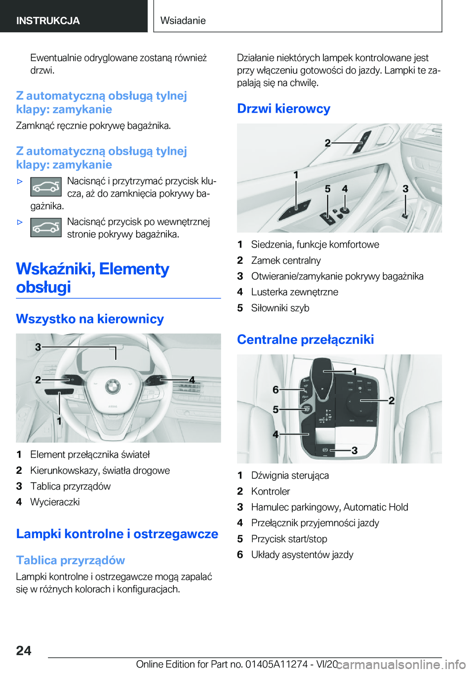 BMW 4 SERIES COUPE 2021  Instrukcja obsługi (in Polish) �E�w�e�n�t�u�a�l�n�i�e��o�d�r�y�g�l�o�w�a�n�e��z�o�s�t�a�n�