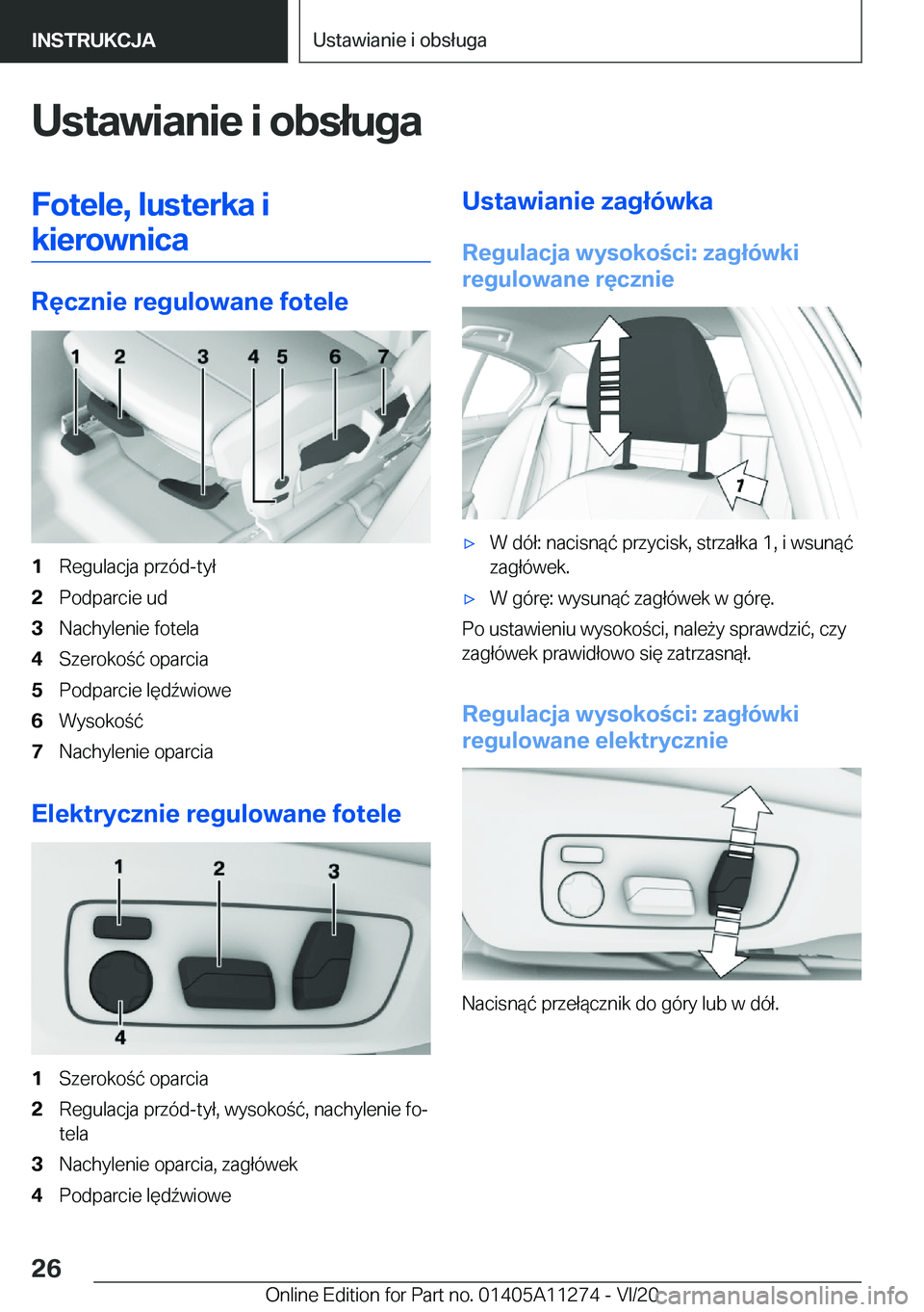 BMW 4 SERIES COUPE 2021  Instrukcja obsługi (in Polish) �U�s�t�a�w�i�a�n�i�e��i��o�b�s�ł�u�g�a�F�o�t�e�l�e�,��l�u�s�t�e�r�k�a��i�k�i�e�r�o�w�n�i�c�a
�R�