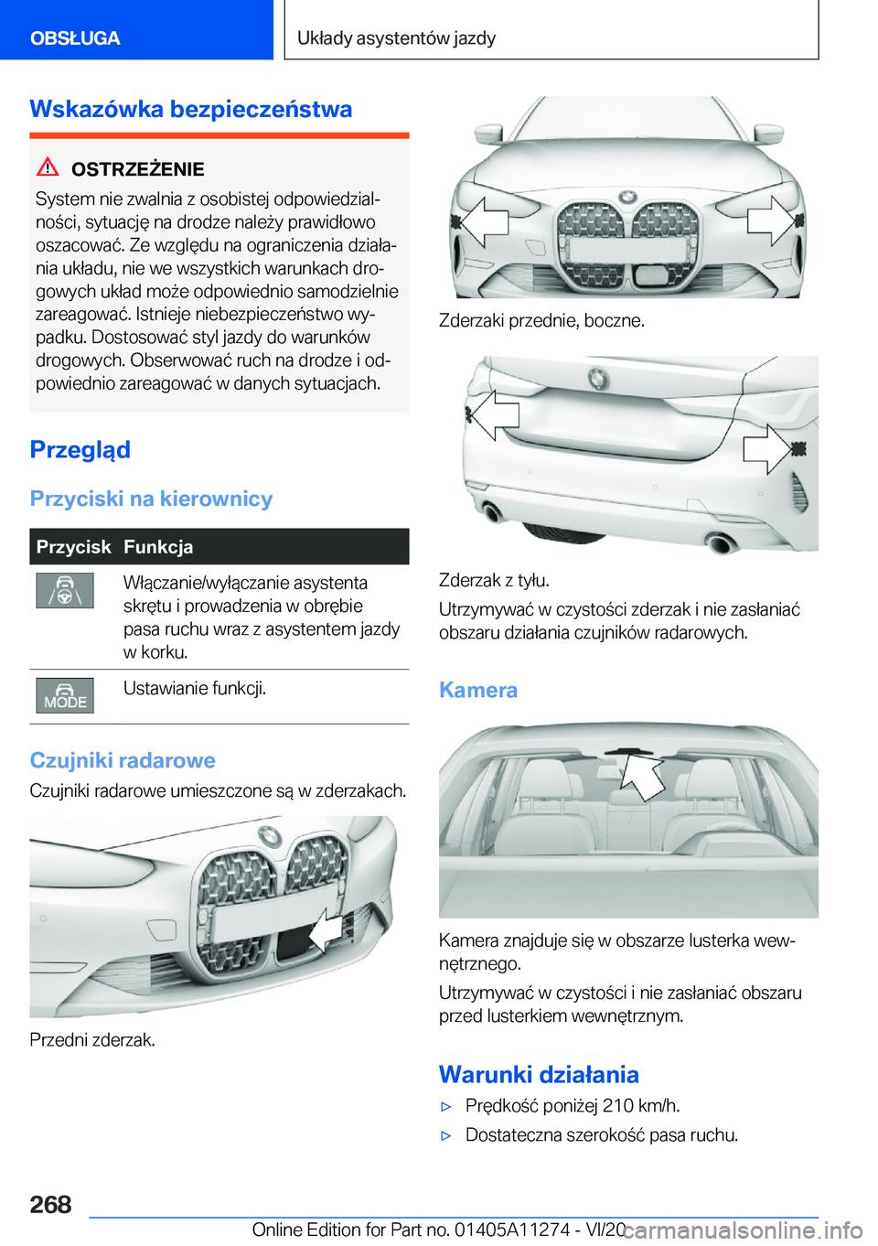 BMW 4 SERIES COUPE 2021  Instrukcja obsługi (in Polish) �W�s�k�a�z�