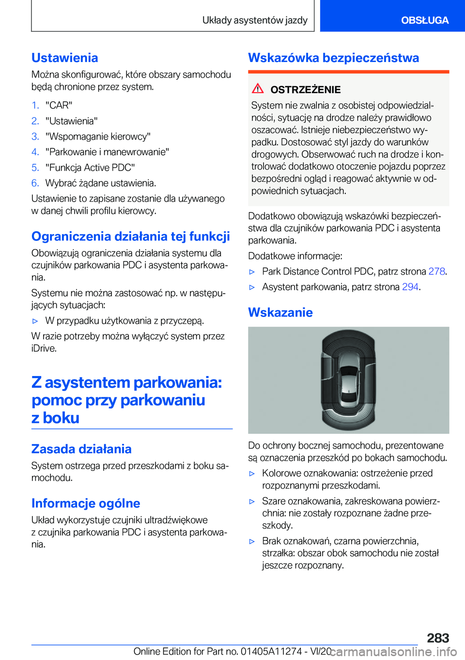 BMW 4 SERIES COUPE 2021  Instrukcja obsługi (in Polish) �U�s�t�a�w�i�e�n�i�a�M�o9�n�a��s�k�o�n�f�i�g�u�r�o�w�a�