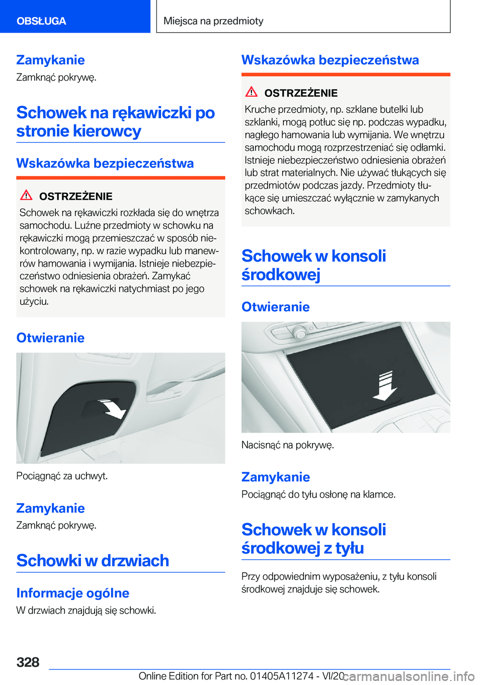 BMW 4 SERIES COUPE 2021  Instrukcja obsługi (in Polish) �Z�a�m�y�k�a�n�i�e
�Z�a�m�k�n�