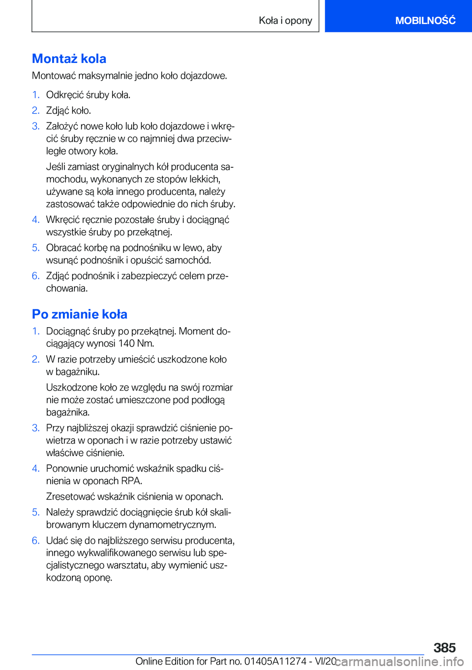 BMW 4 SERIES COUPE 2021  Instrukcja obsługi (in Polish) �M�o�n�t�a9��k�o�l�a�M�o�n�t�o�w�a�