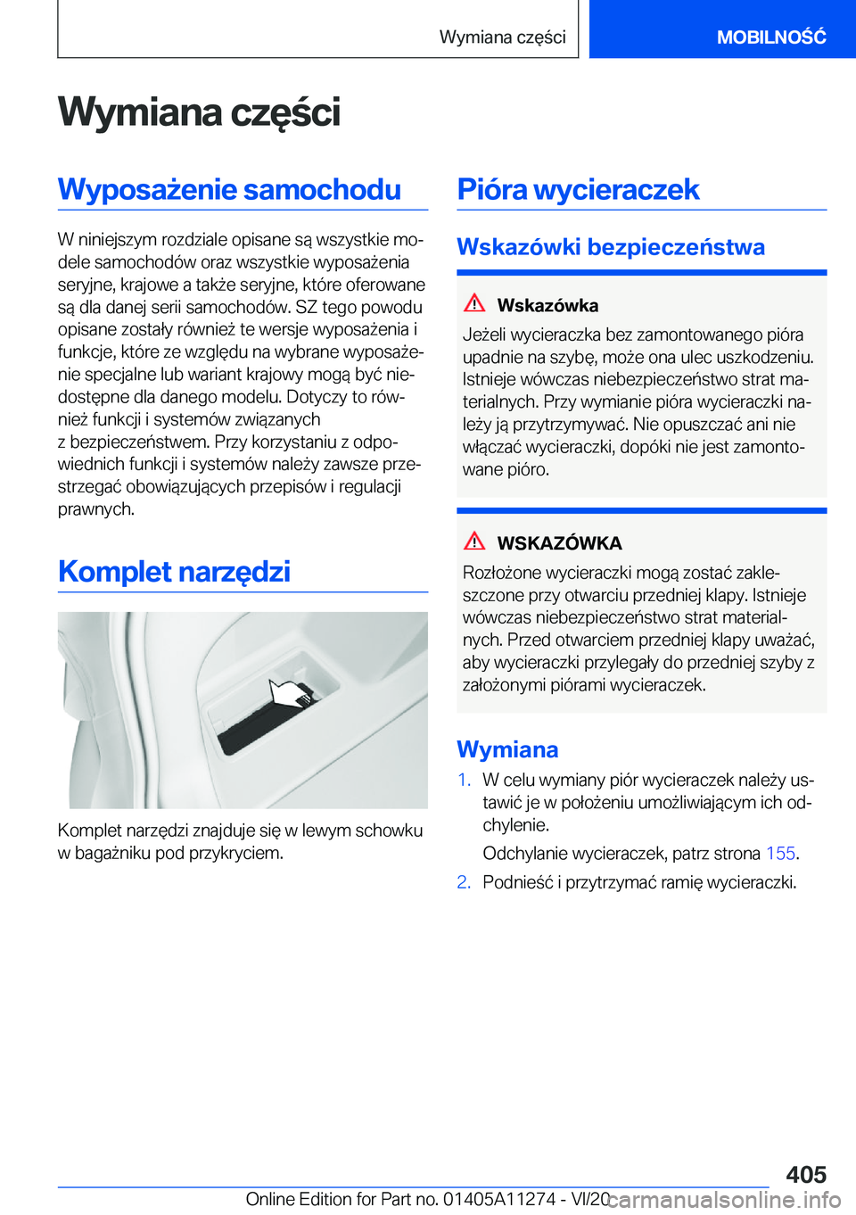 BMW 4 SERIES COUPE 2021  Instrukcja obsługi (in Polish) �W�y�m�i�a�n�a��c�z�