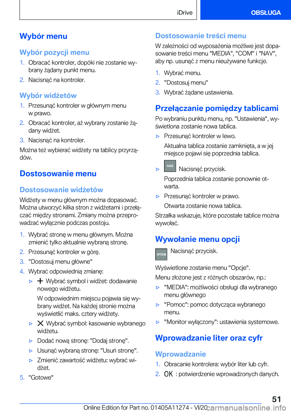 BMW 4 SERIES COUPE 2021  Instrukcja obsługi (in Polish) �W�y�b�