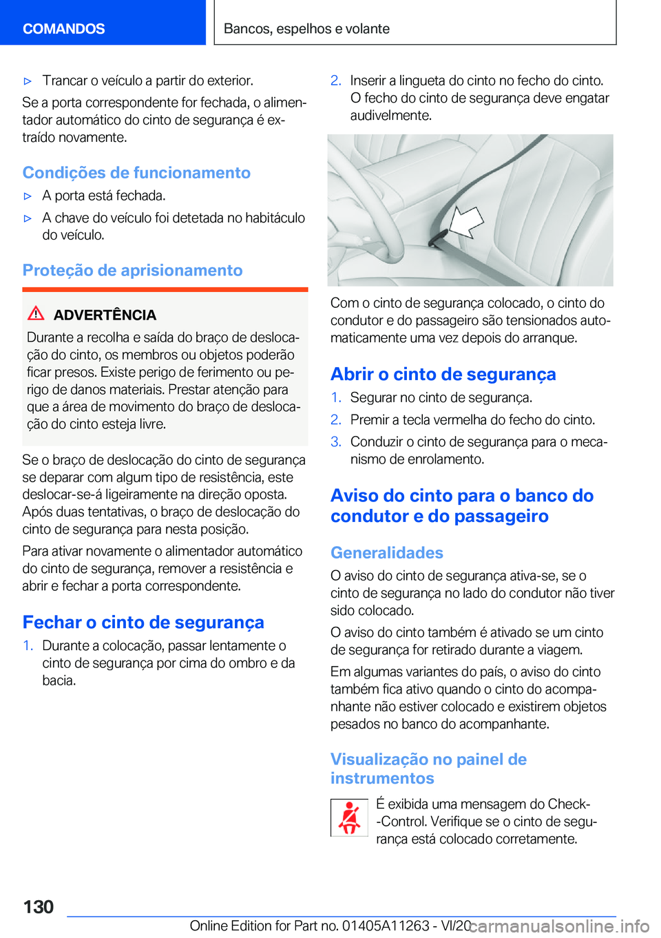 BMW 4 SERIES COUPE 2021  Manual do condutor (in Portuguese) 'x�T�r�a�n�c�a�r��o��v�e�