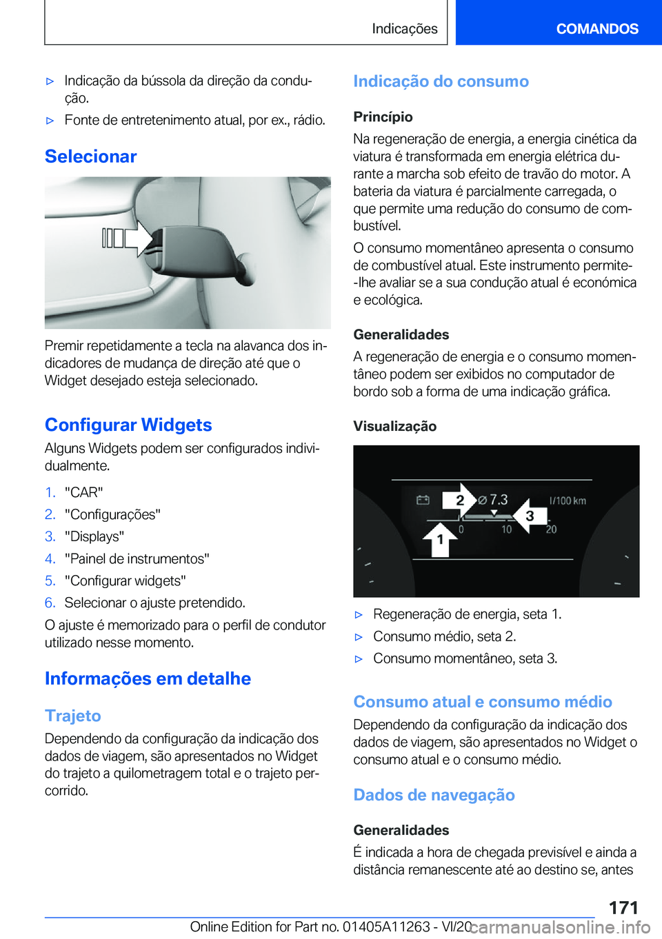 BMW 4 SERIES COUPE 2021  Manual do condutor (in Portuguese) 'x�I�n�d�i�c�a�