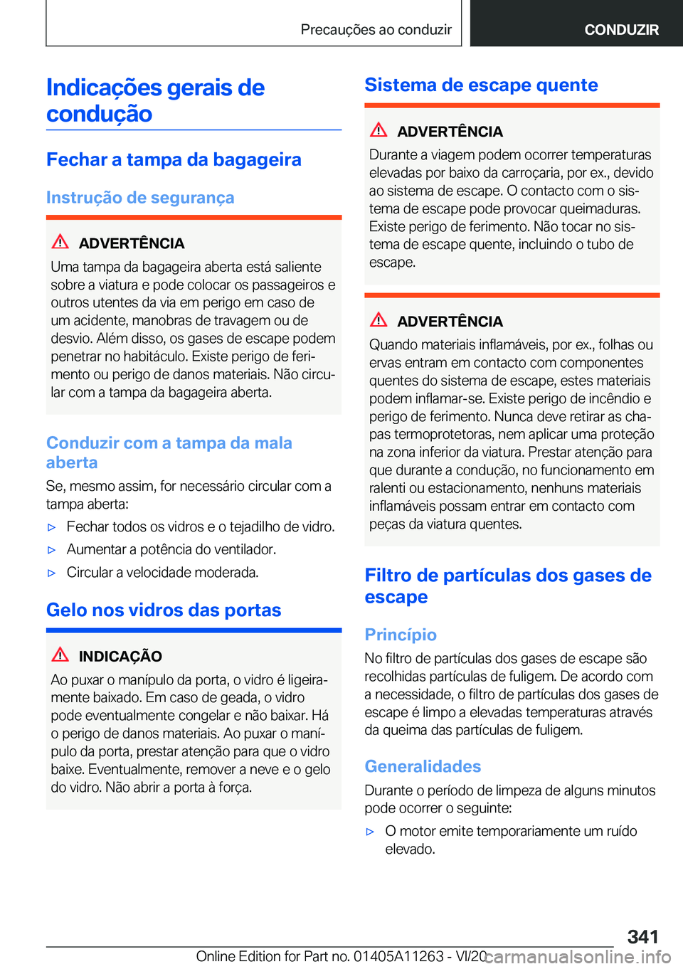 BMW 4 SERIES COUPE 2021  Manual do condutor (in Portuguese) �I�n�d�i�c�a�