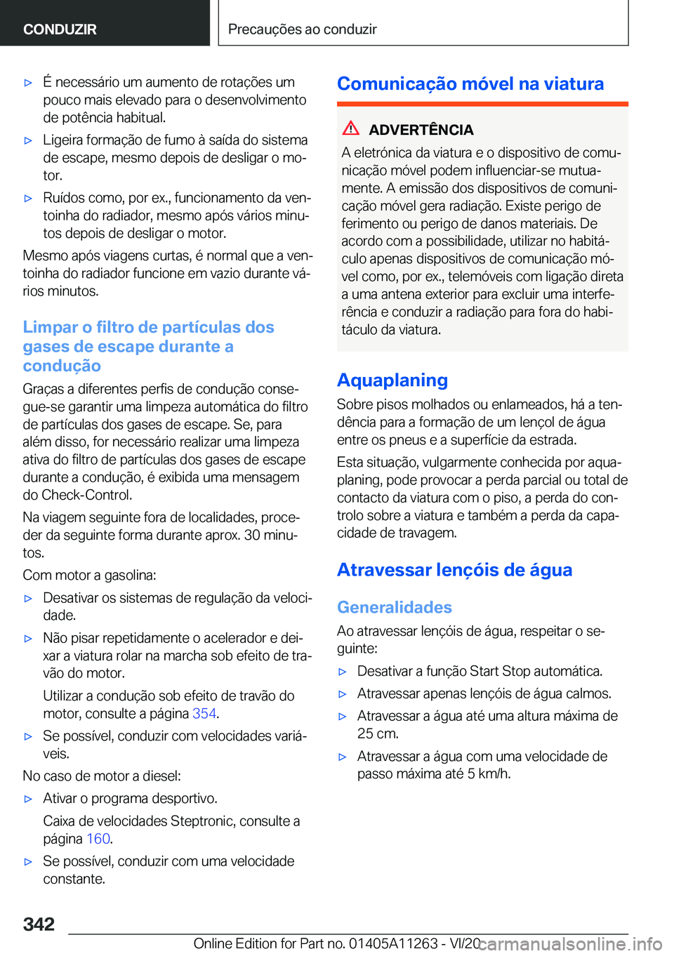 BMW 4 SERIES COUPE 2021  Manual do condutor (in Portuguese) 'x�