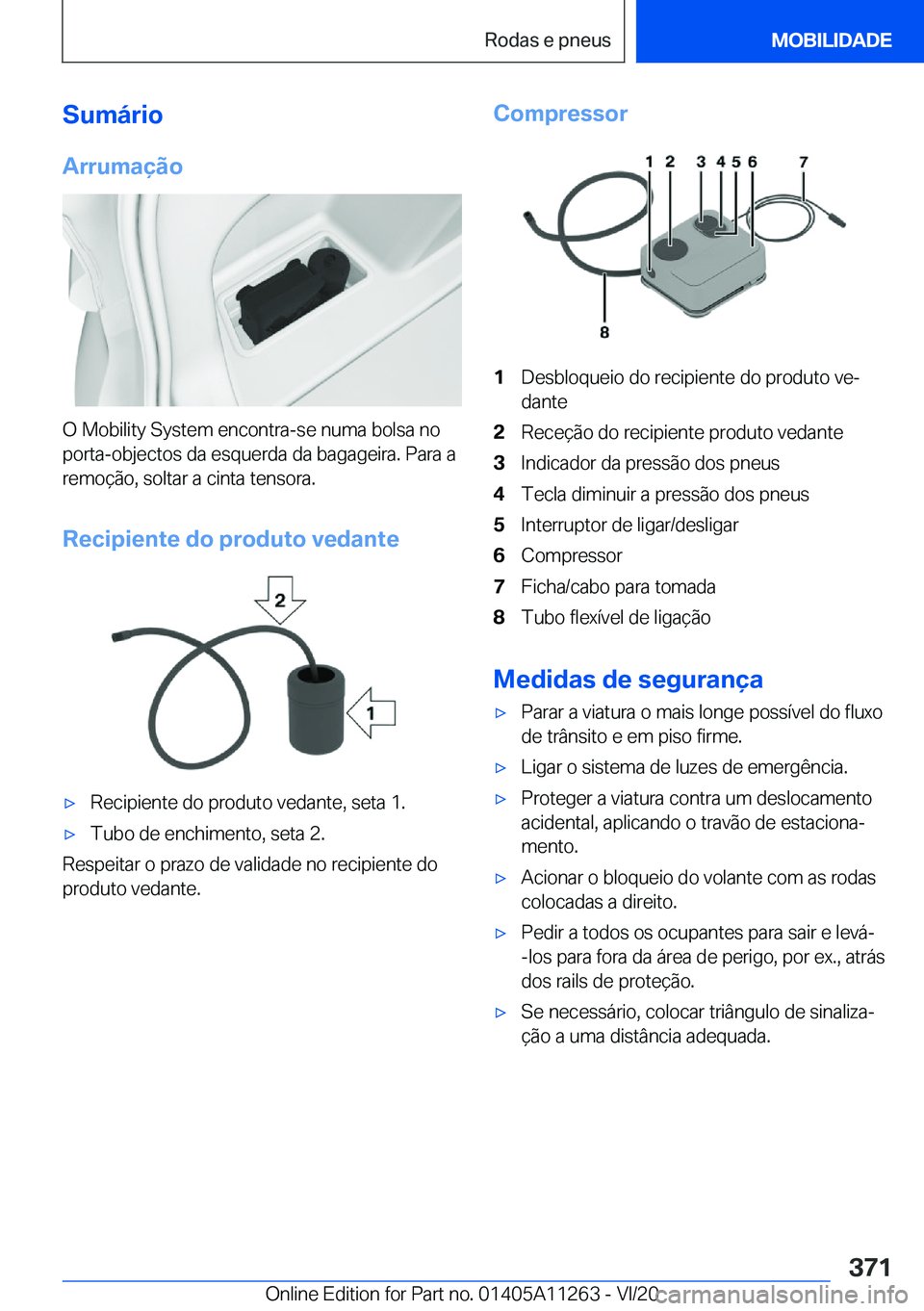 BMW 4 SERIES COUPE 2021  Manual do condutor (in Portuguese) �S�u�m�á�r�i�o�A�r�r�u�m�a�