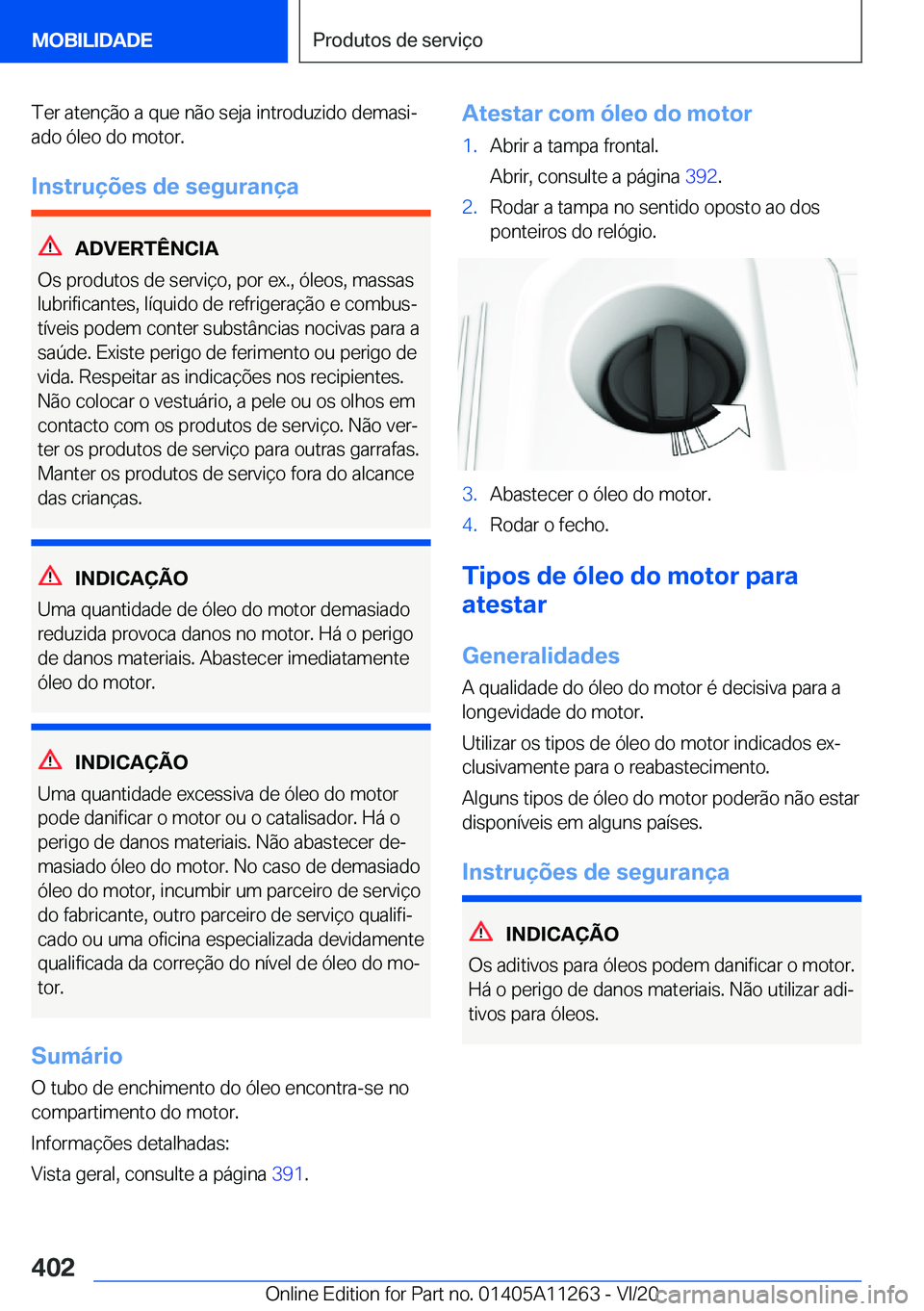 BMW 4 SERIES COUPE 2021  Manual do condutor (in Portuguese) �T�e�r��a�t�e�n�