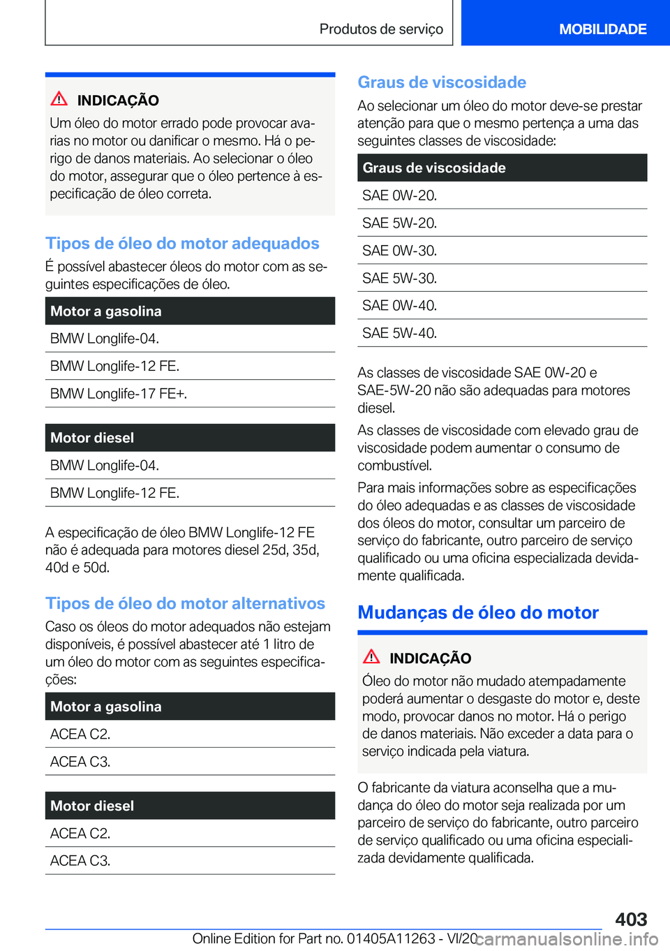 BMW 4 SERIES COUPE 2021  Manual do condutor (in Portuguese) �I�N�D�I�C�A�