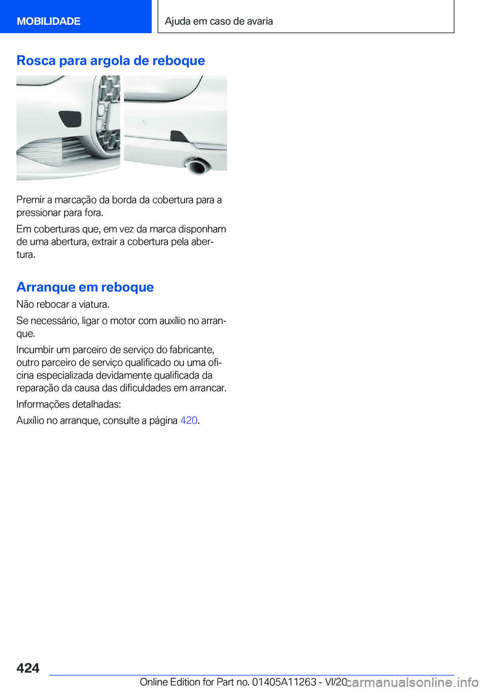 BMW 4 SERIES COUPE 2021  Manual do condutor (in Portuguese) �R�o�s�c�a��p�a�r�a��a�r�g�o�l�a��d�e��r�e�b�o�q�u�e
�P�r�e�m�i�r��a��m�a�r�c�a�