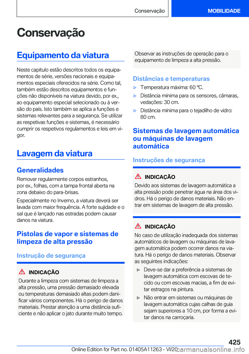 BMW 4 SERIES COUPE 2021  Manual do condutor (in Portuguese) �C�o�n�s�e�r�v�a�