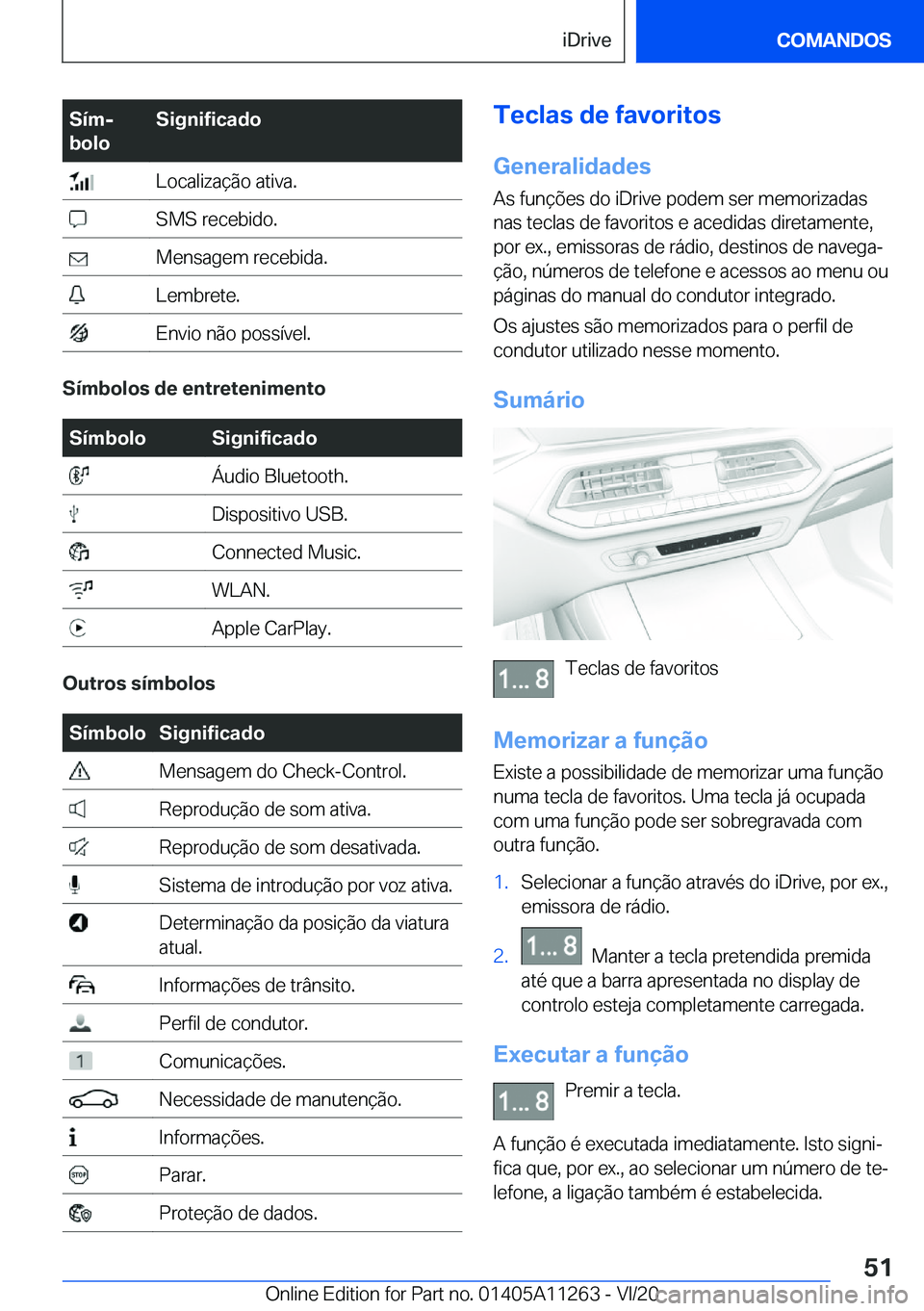 BMW 4 SERIES COUPE 2021  Manual do condutor (in Portuguese) �S�