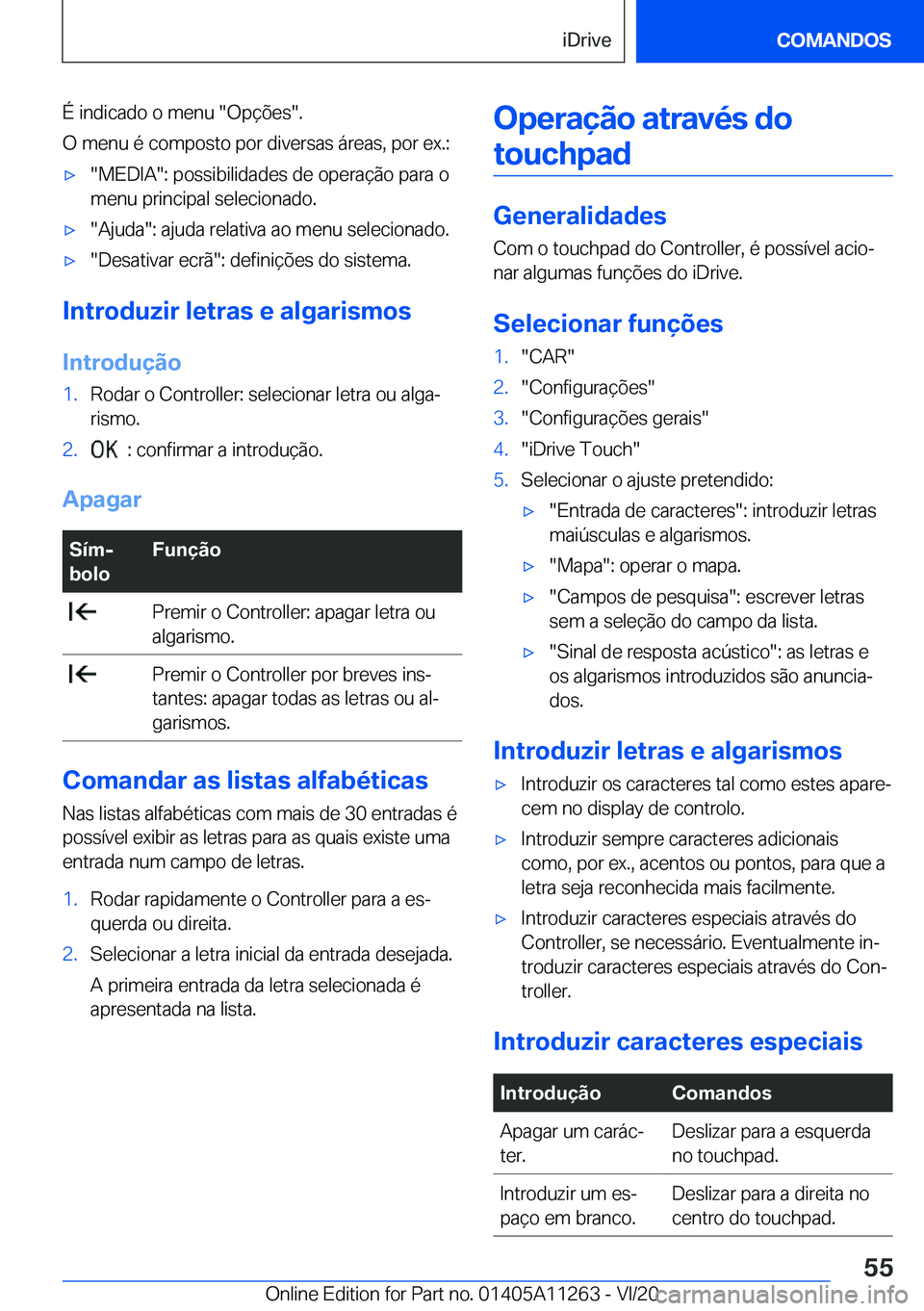 BMW 4 SERIES COUPE 2021  Manual do condutor (in Portuguese) �