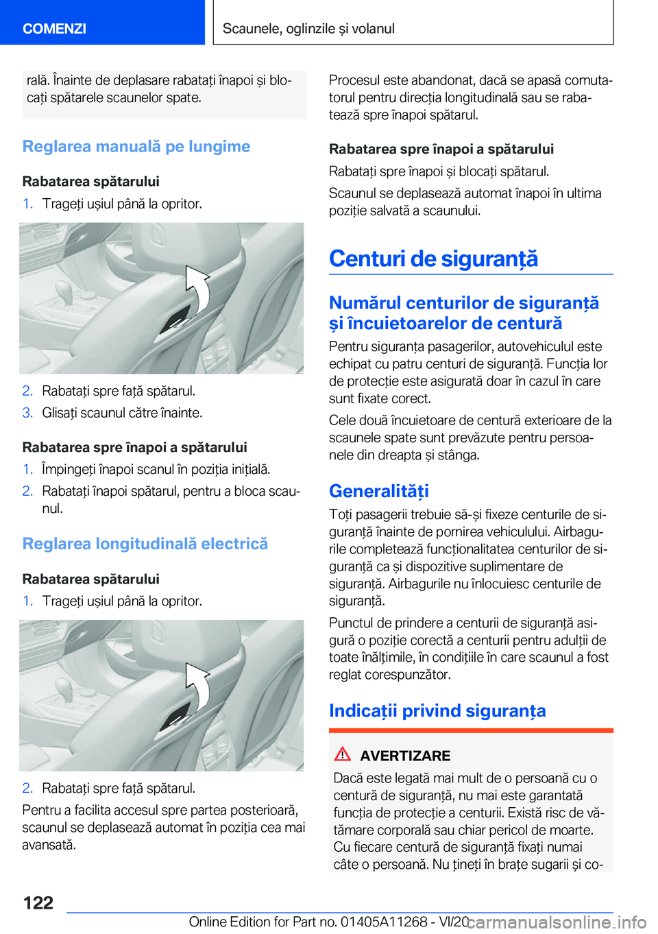 BMW 4 SERIES COUPE 2021  Ghiduri De Utilizare (in Romanian) �r�a�l�ă�.��