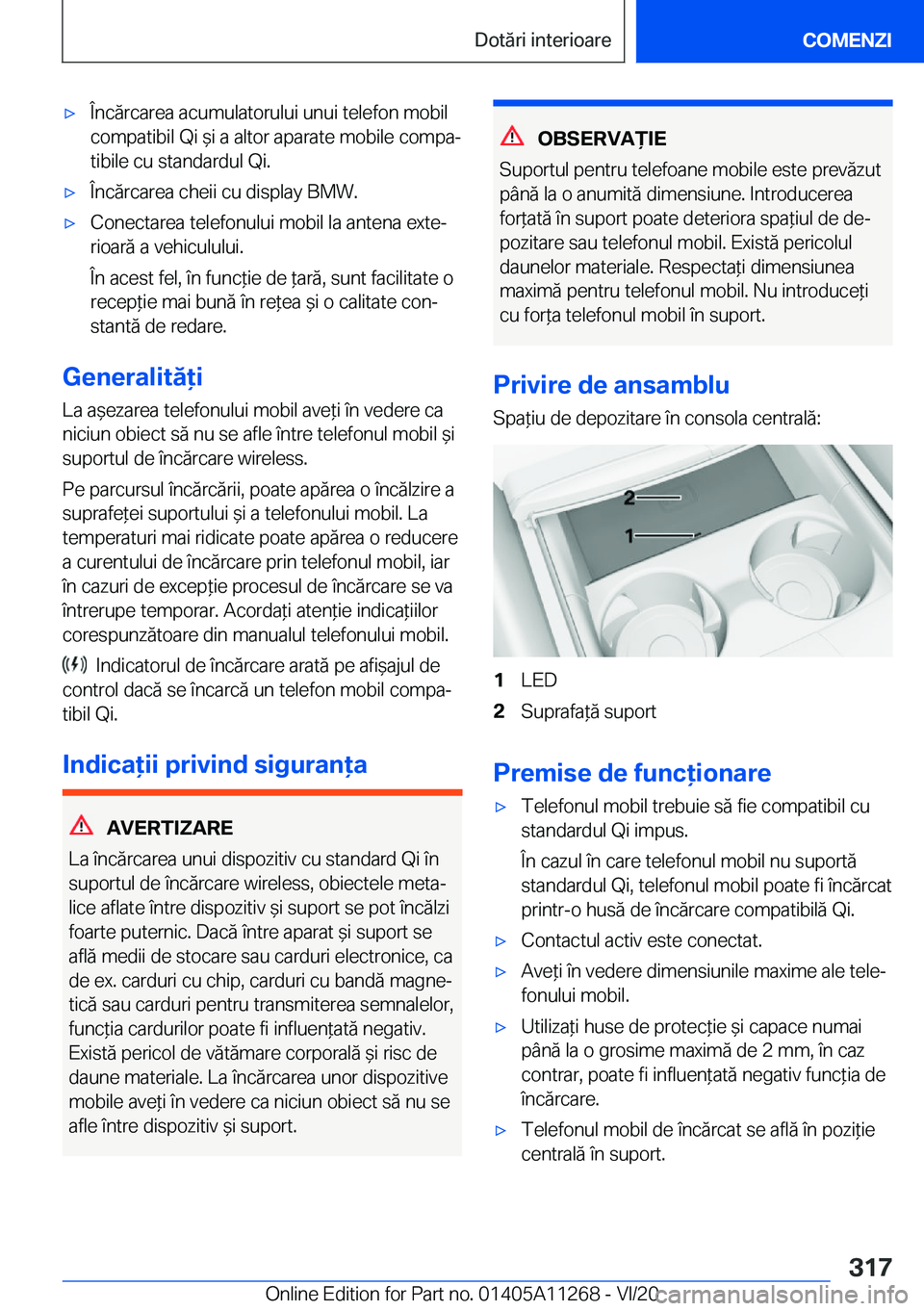 BMW 4 SERIES COUPE 2021  Ghiduri De Utilizare (in Romanian) 'x�