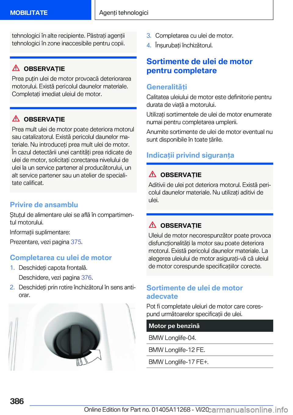 BMW 4 SERIES COUPE 2021  Ghiduri De Utilizare (in Romanian) �t�e�h�n�o�l�o�g�i�c�i��