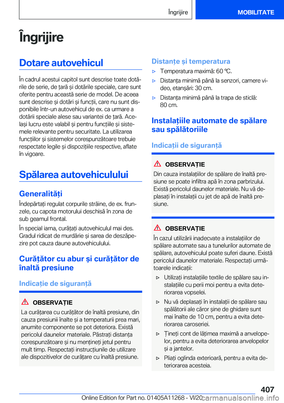 BMW 4 SERIES COUPE 2021  Ghiduri De Utilizare (in Romanian) �