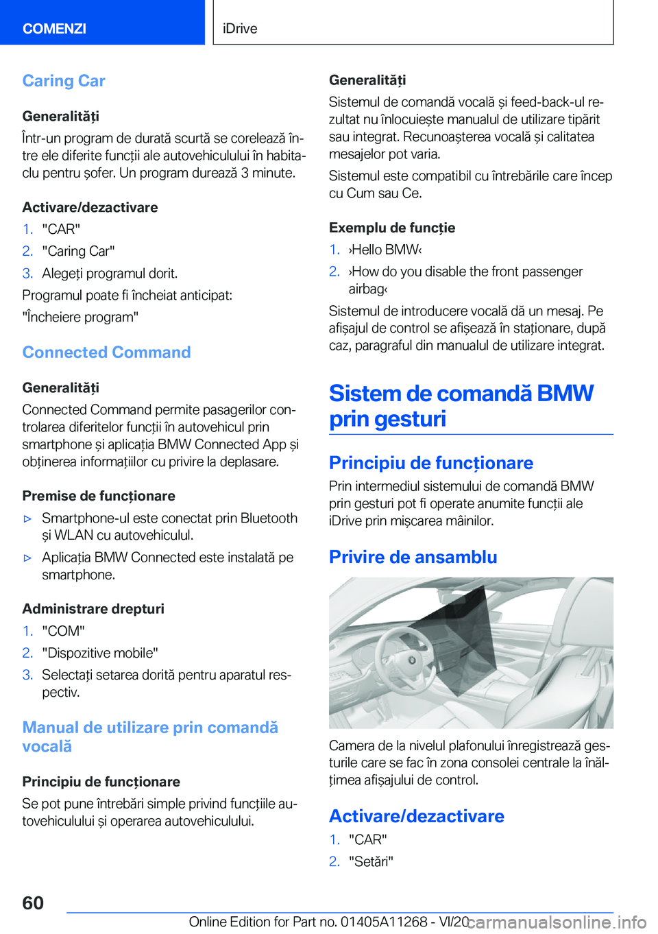 BMW 4 SERIES COUPE 2021  Ghiduri De Utilizare (in Romanian) �C�a�r�i�n�g��C�a�r
�G�e�n�e�r�a�l�i�t�