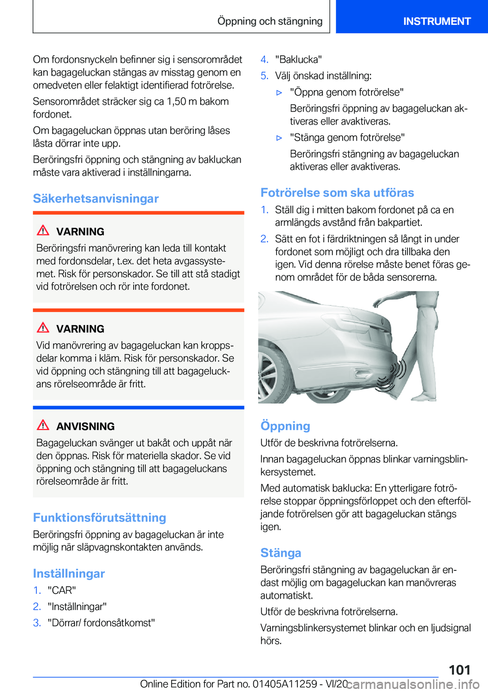 BMW 4 SERIES COUPE 2021  InstruktionsbÖcker (in Swedish) �O�m��f�o�r�d�o�n�s�n�y�c�k�e�l�n��b�e�f�i�n�n�e�r��s�i�g��i��s�e�n�s�o�r�o�m�r�å�d�e�t�k�a�n��b�a�g�a�g�e�l�u�c�k�a�n��s�t�ä�n�g�a�s��a�v��m�i�s�s�t�a�g��g�e�n�o�m��e�n�o�m�e�d�v�e�t�e�n