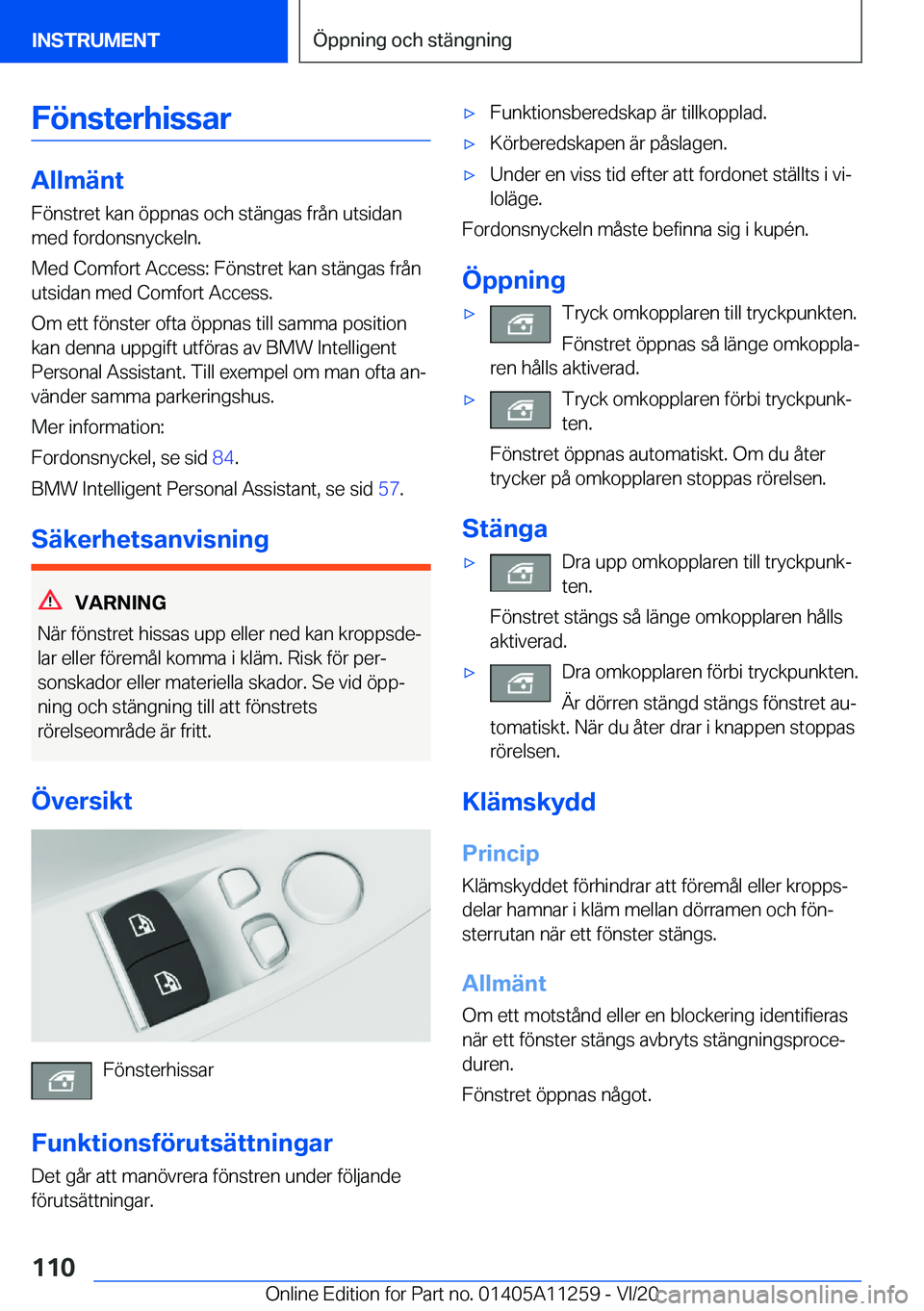 BMW 4 SERIES COUPE 2021  InstruktionsbÖcker (in Swedish) �F�