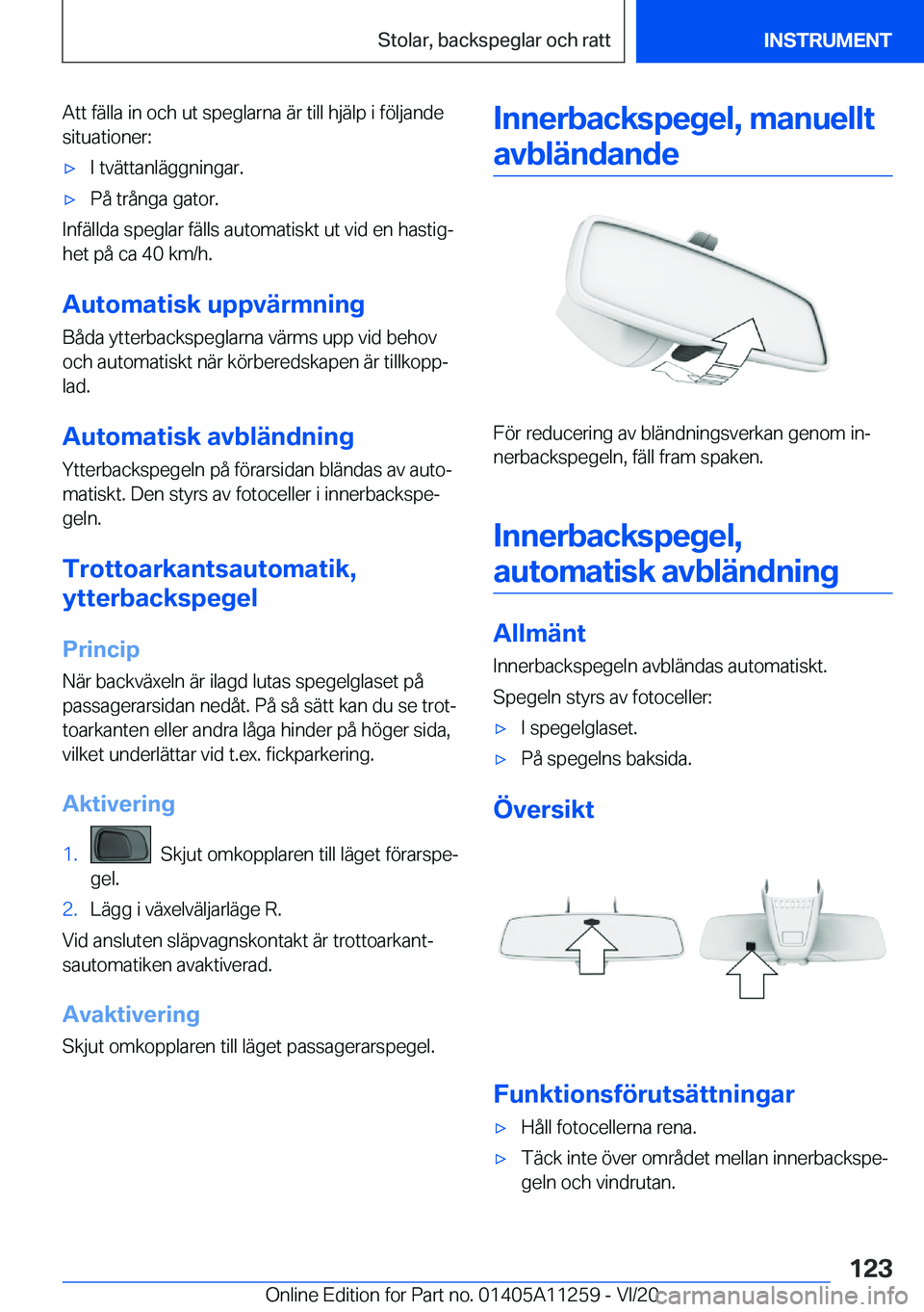 BMW 4 SERIES COUPE 2021  InstruktionsbÖcker (in Swedish) �A�t�t��f�ä�l�l�a��i�n��o�c�h��u�t��s�p�e�g�l�a�r�n�a��ä�r��t�i�l�l��h�j�ä�l�p��i��f�