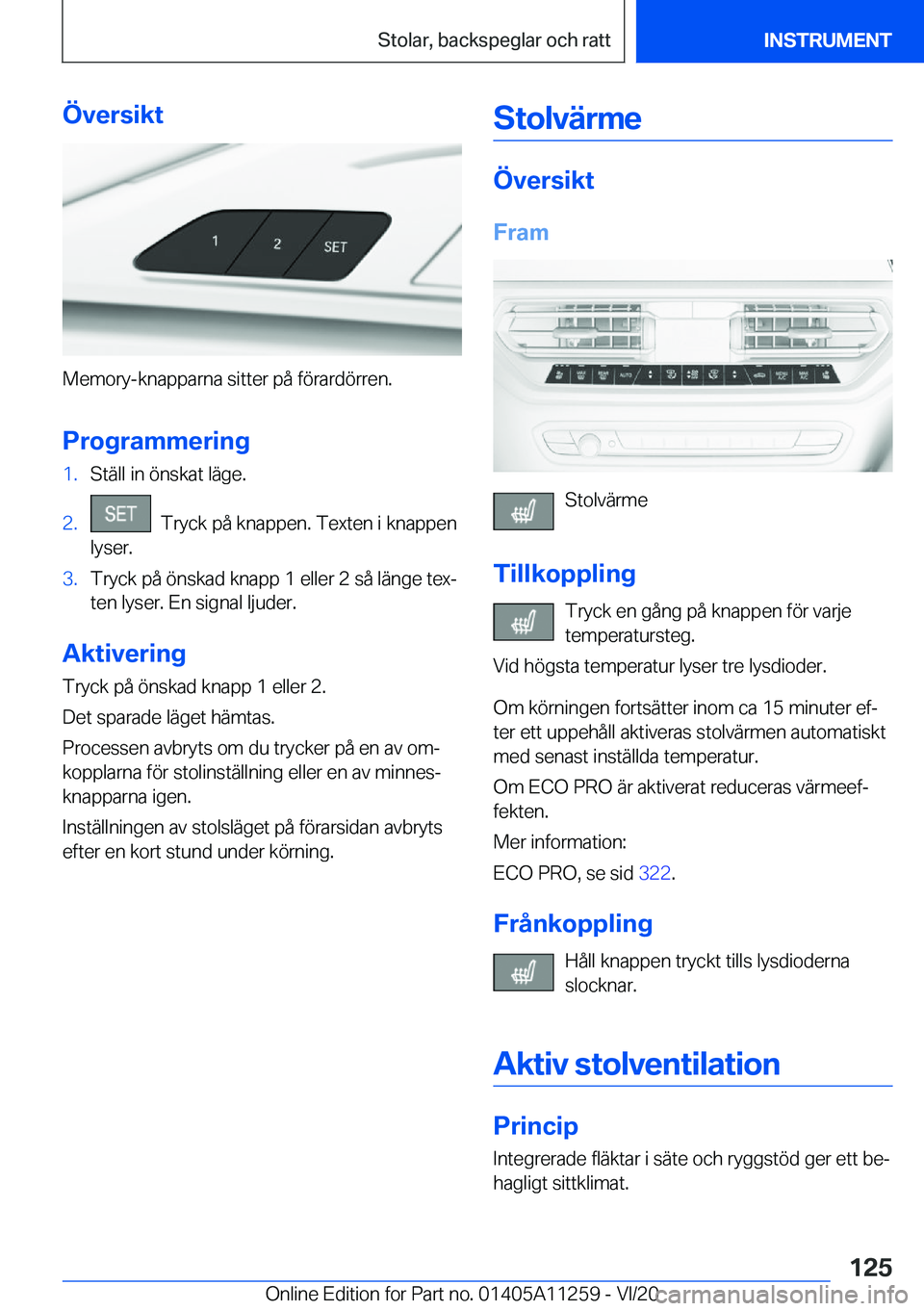 BMW 4 SERIES COUPE 2021  InstruktionsbÖcker (in Swedish) �